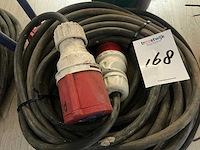 Keraf krachtstroom kabel (2x) - afbeelding 2 van  2