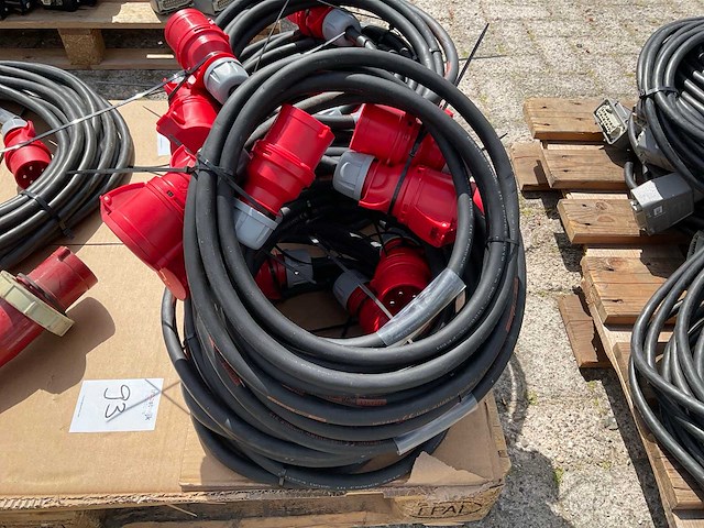 Keraf krachtstroom kabel, 32a (5x) - afbeelding 1 van  2