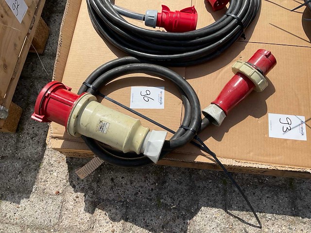 Keraf krachtstroom verloopkabel - afbeelding 1 van  1