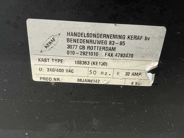 Keraf stroomverdeelkast - afbeelding 7 van  8