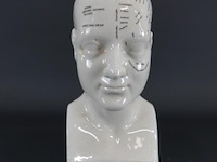 Keramieken frenologiehoofd - afbeelding 2 van  5