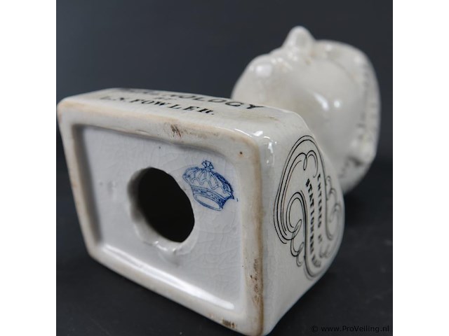 Keramieken frenologiehoofd - afbeelding 5 van  5