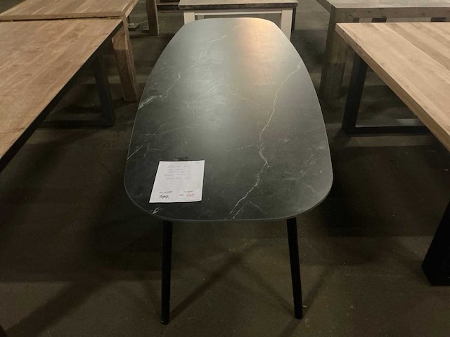 Keramisch eetkamertafel deens ovaal 220cm - afbeelding 2 van  5