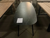 Keramisch eetkamertafel deens ovaal 220cm - afbeelding 2 van  5