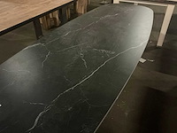 Keramisch eetkamertafel deens ovaal 220cm - afbeelding 5 van  5