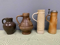 Keramische kannen / kruiken (4x)