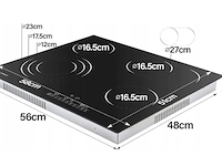 Keramische kookplaat met 4 zones jago - afbeelding 2 van  5