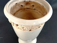 Keramische vaas met sculptuurrand - afbeelding 3 van  5