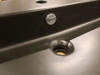 Keramische wastafel hr badmeubelen, djazz, zwart - afbeelding 3 van  7
