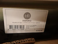 Keramische wastafel hr badmeubelen, djazz, zwart - afbeelding 6 van  7