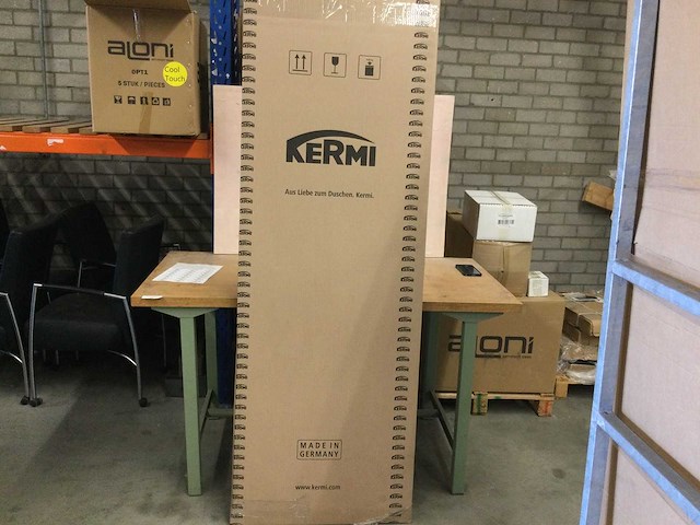 Kermi - biza 200 - hoek halfdeel 75x185 - afbeelding 4 van  7
