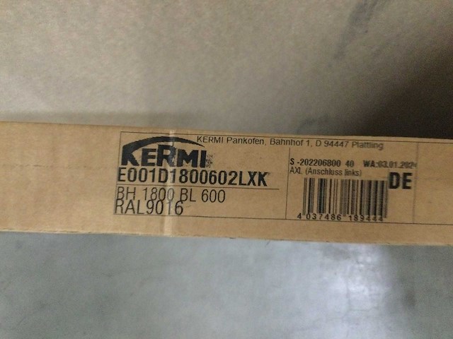 Kermi - e001d1800602lxk - badkamer radiator - afbeelding 3 van  4