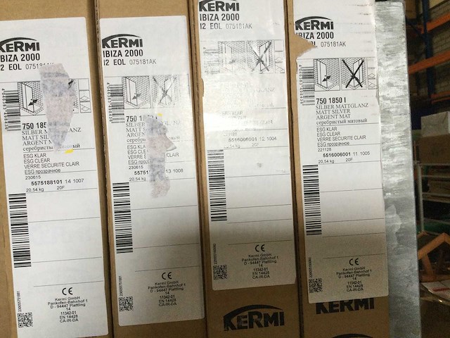Kermi - ibiza 2000 - pallet met douchewanden - afbeelding 4 van  9