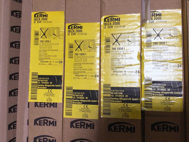 Kermi - ibiza 2000 - pallet met douchewanden - afbeelding 5 van  9