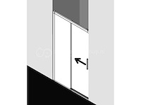 Kermi - nica - douchedeur 160 x 200 cm - afbeelding 2 van  5
