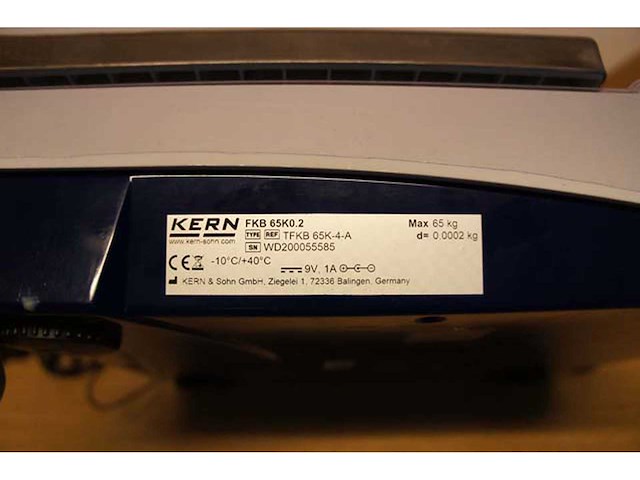 Kern - fkb 65k0.2 - tafelweegschaal - afbeelding 3 van  3