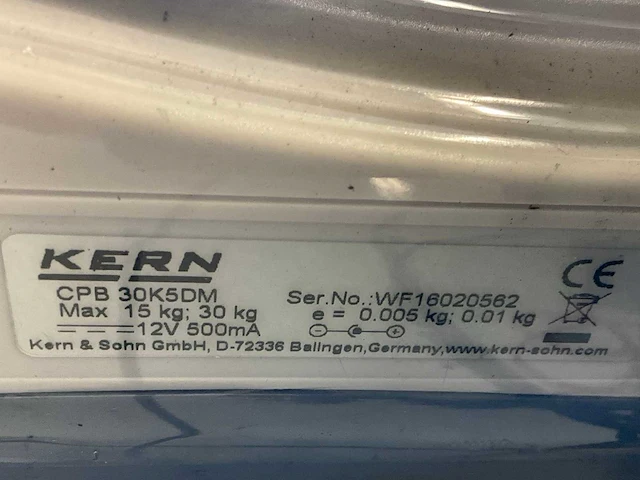 Kern cpb 30k5dm precisieweegschaal - afbeelding 5 van  7