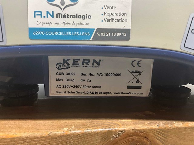 Kern cxb30k2 telweegschaal - afbeelding 6 van  6