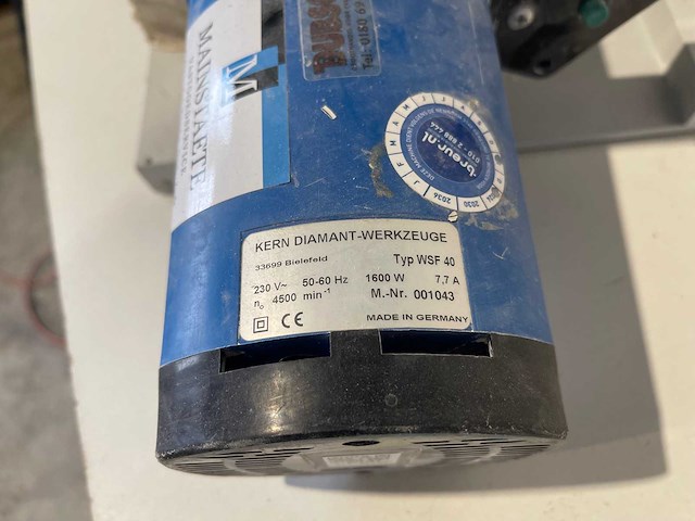 Kern diamant - wsf 40 - elektrische sleuven freesmachine - afbeelding 4 van  4