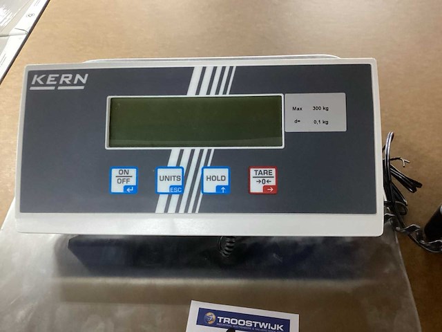 Kern digitale plateauweegschaal - max. 300kg - afbeelding 3 van  5