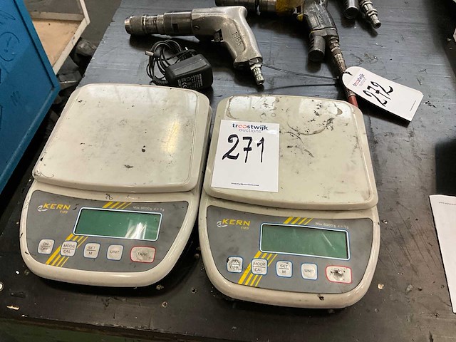 Kern ems 6k1 accu precisieweegschaal (2x) - afbeelding 1 van  3
