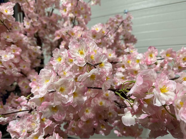 Kersen bloesem kersen bloesem kunstboom - afbeelding 4 van  15