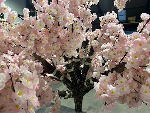 Kersen bloesem kersen bloesem kunstboom - afbeelding 14 van  15