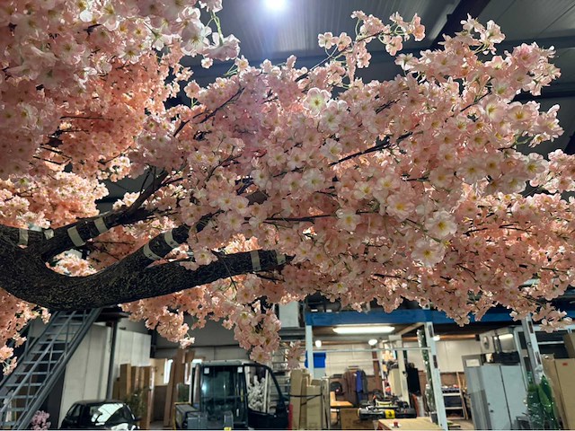 Kersen bloesem kersen bloesem kunstboom - afbeelding 3 van  17