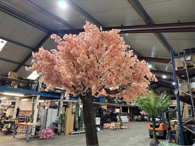 Kersen bloesem kersen bloesem kunstboom - afbeelding 6 van  17