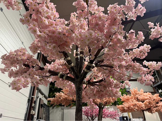 Kersen bloesem kersen bloesem kunstboom - afbeelding 13 van  15