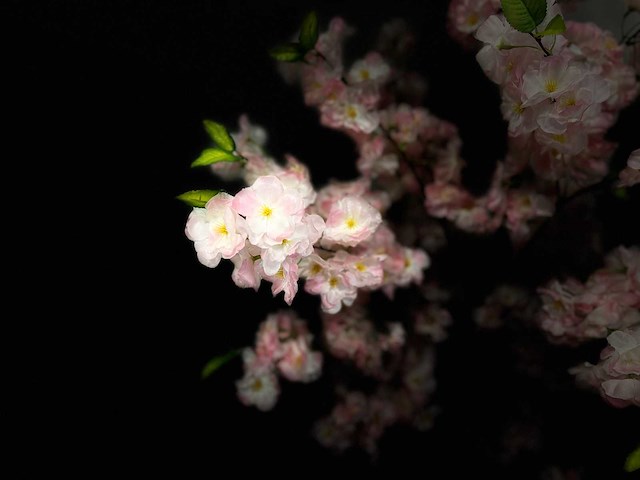 Kersen bloesem kunstboom (2x) - afbeelding 4 van  13