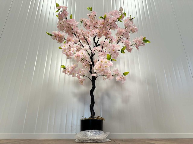 Kersen bloesem kunstboom (2x) - afbeelding 7 van  13