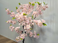 Kersen bloesem kunstboom (2x) - afbeelding 8 van  13