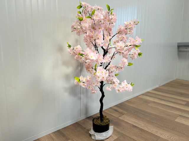 Kersen bloesem kunstboom (2x) - afbeelding 6 van  13