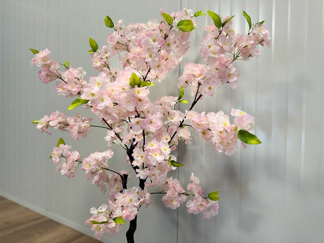 Kersen bloesem kunstboom (2x) - afbeelding 8 van  13