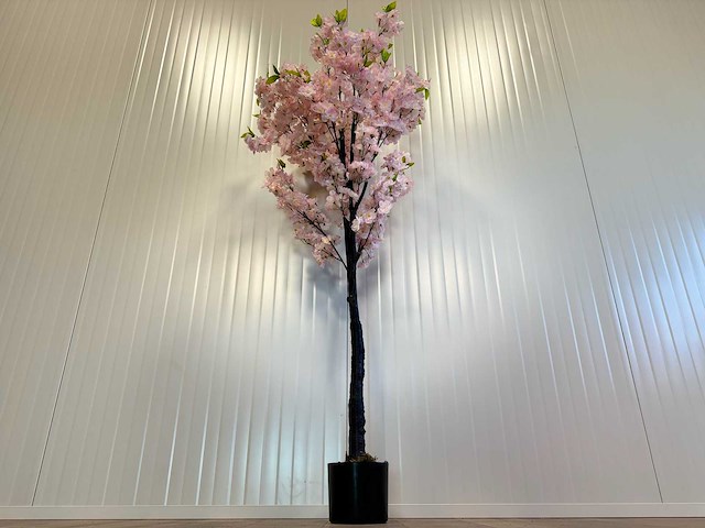 Kersen bloesem kunstboom (2x) - afbeelding 13 van  18