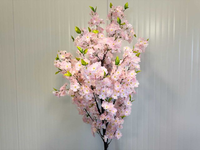 Kersen bloesem kunstboom (2x) - afbeelding 14 van  18