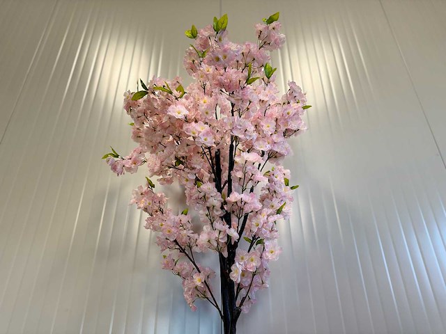 Kersen bloesem kunstboom (2x) - afbeelding 16 van  18