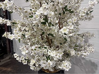 Kersen bloesem kunstboom met pot - afbeelding 5 van  13