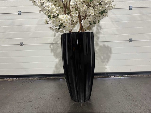 Kersen bloesem kunstboom met pot - afbeelding 9 van  13