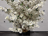 Kersen bloesem kunstboom met pot - afbeelding 11 van  13