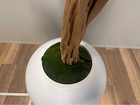 Kersen bloesem kunstboom met pot - afbeelding 4 van  15