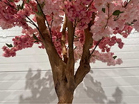 Kersen bloesem kunstboom met pot - afbeelding 5 van  16