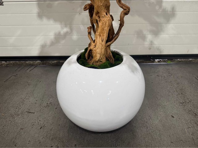 Kersen bloesem kunstboom met pot - afbeelding 8 van  16