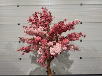 Kersen bloesem kunstboom met pot - afbeelding 13 van  16