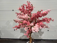 Kersen bloesem kunstboom met pot - afbeelding 14 van  16