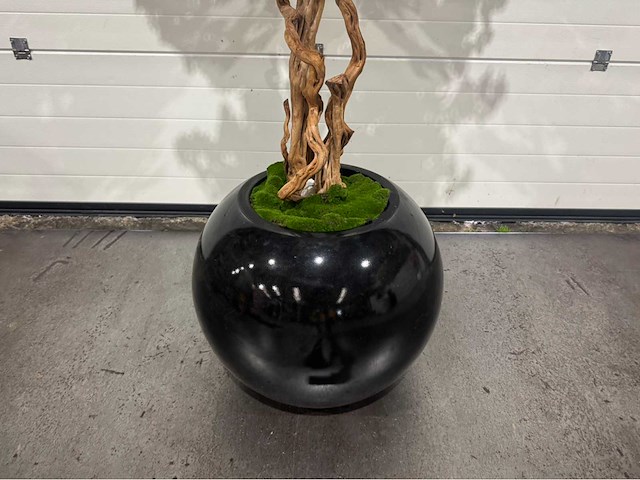 Kersen bloesem kunstboom met pot - afbeelding 14 van  14