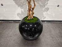 Kersen bloesem kunstboom met pot - afbeelding 14 van  14