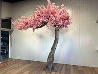 Kersen bloesem kunstboom roze - afbeelding 13 van  19