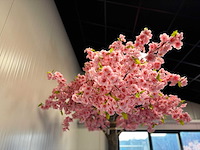 Kersen bloesem kunstboom roze - afbeelding 9 van  19